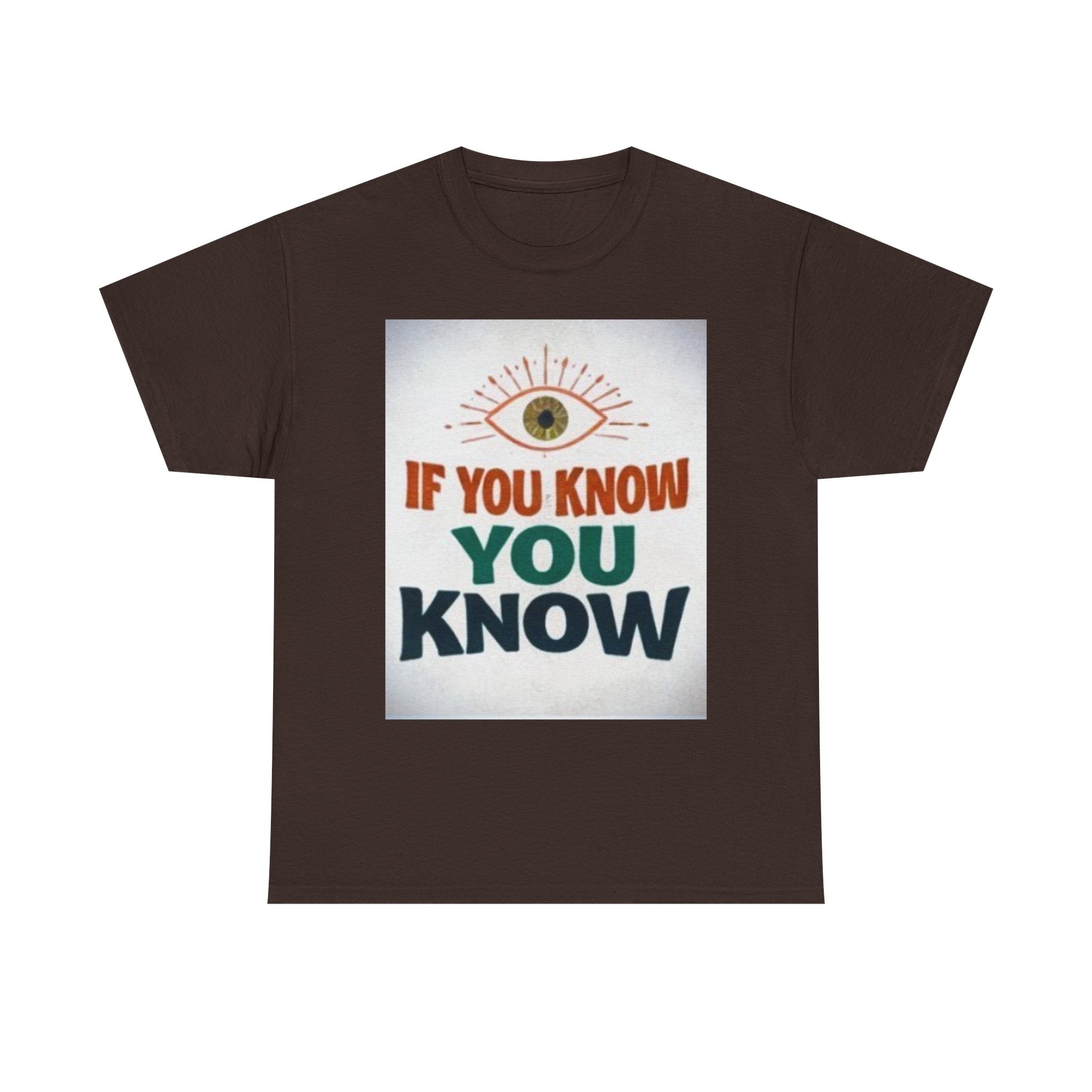 T-shirt rétro "If You Know You Know" | T-shirt graphique vintage