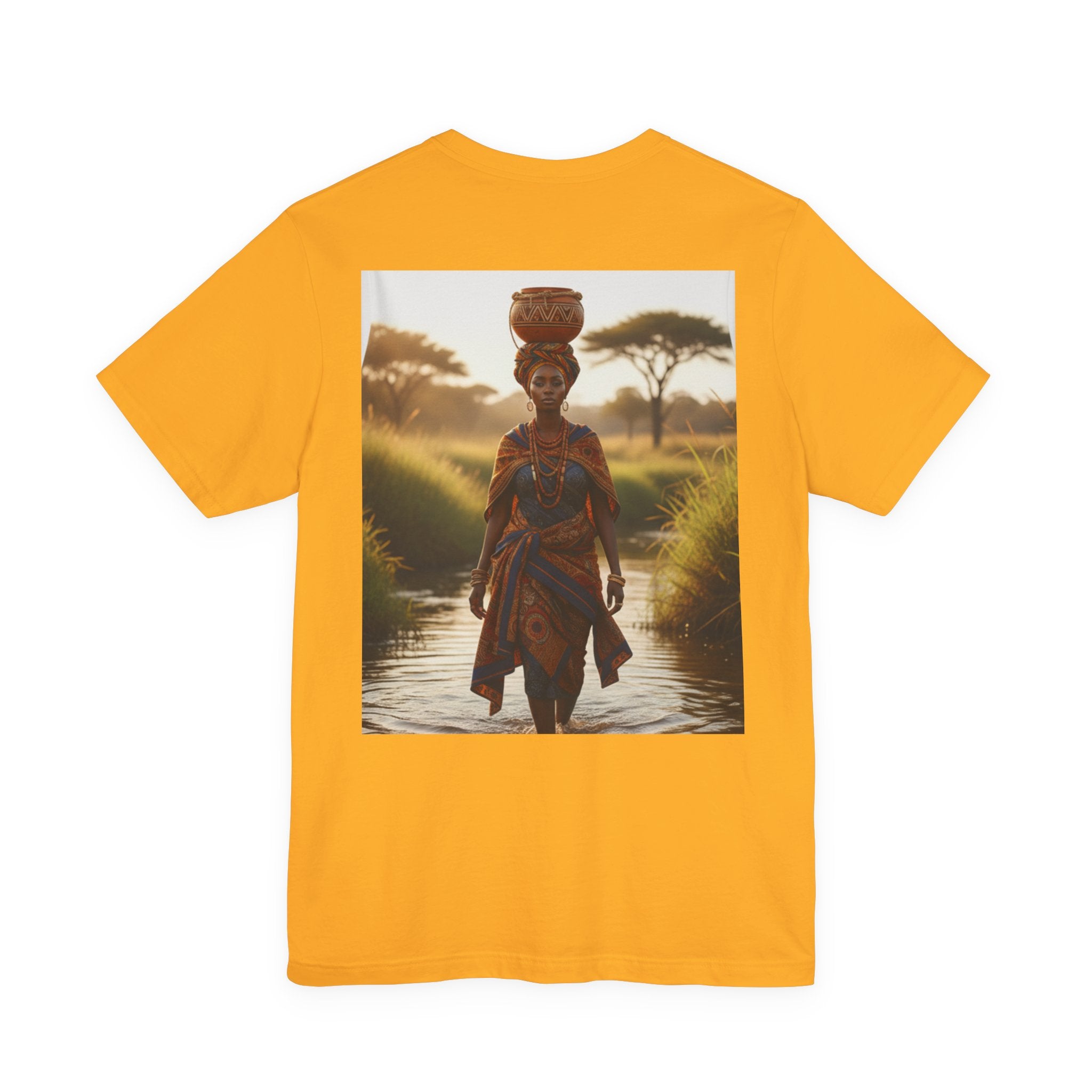 Ethnic Sunset Portrait T-Shirt | Sunset Silhouette Tee