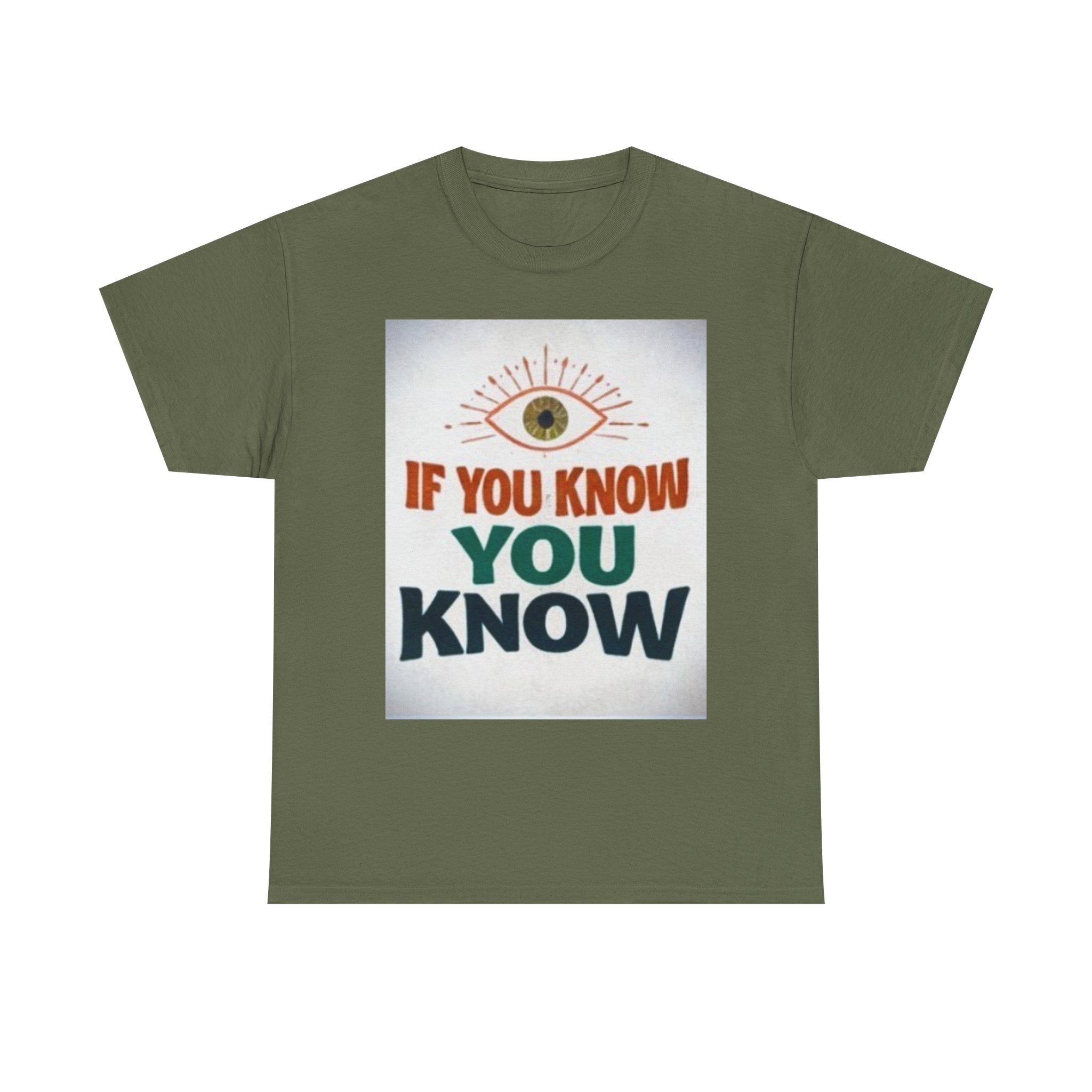 T-shirt rétro "If You Know You Know" | T-shirt graphique vintage