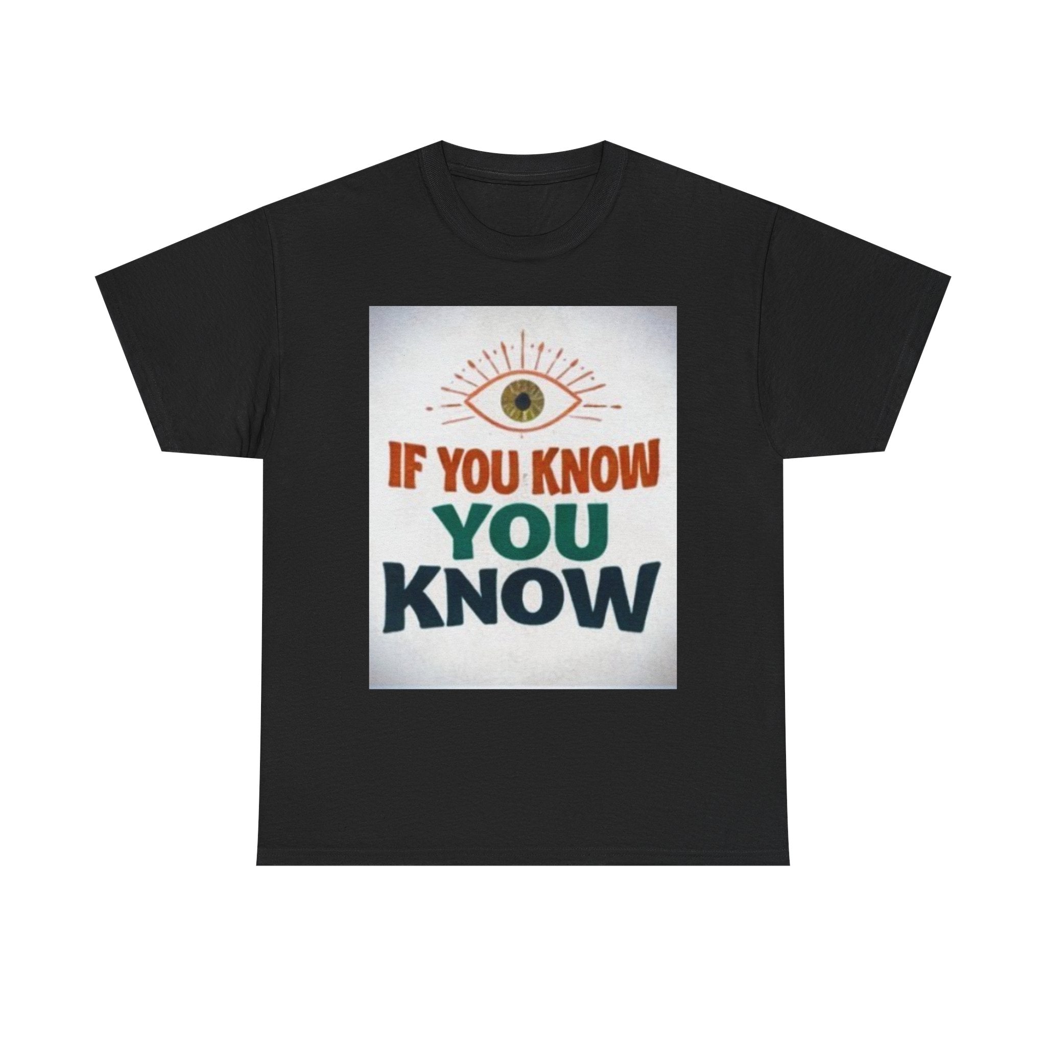 T-shirt rétro "If You Know You Know" | T-shirt graphique vintage