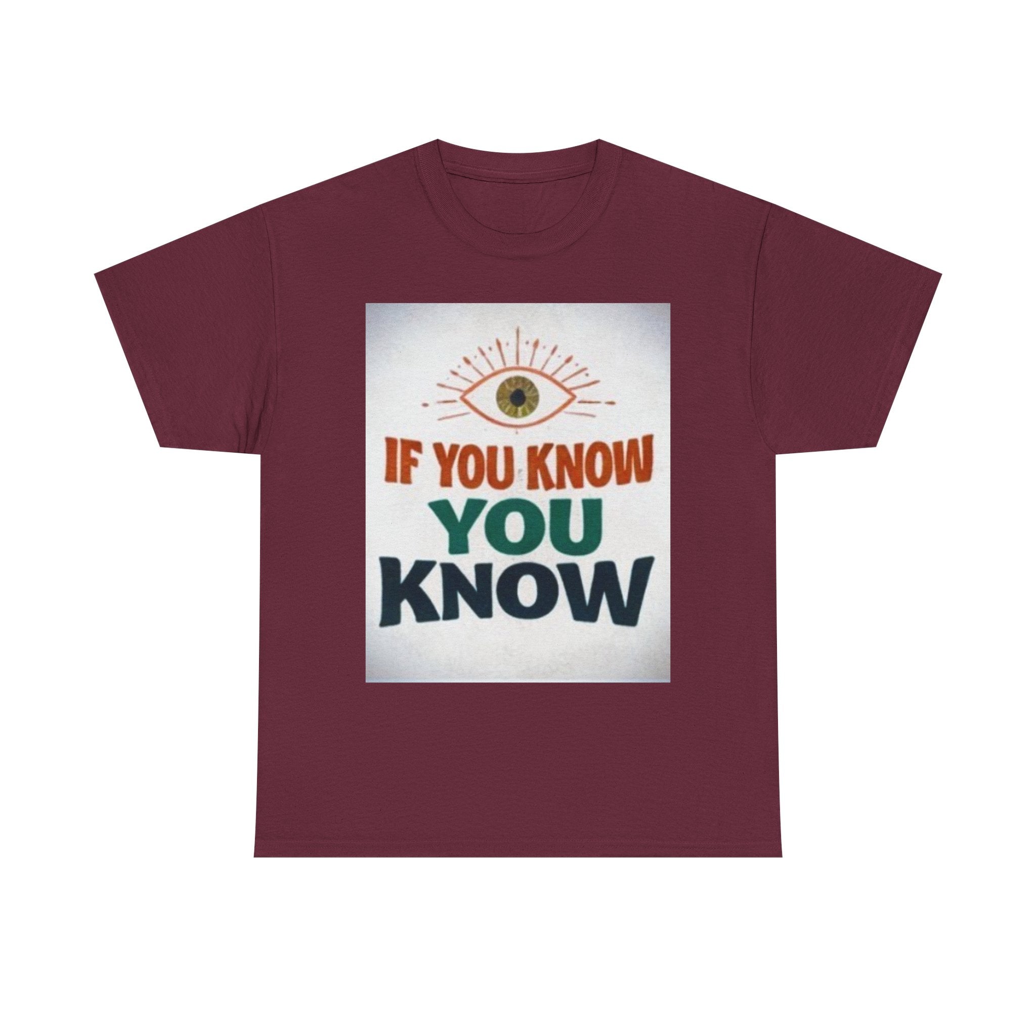 T-shirt rétro "If You Know You Know" | T-shirt graphique vintage