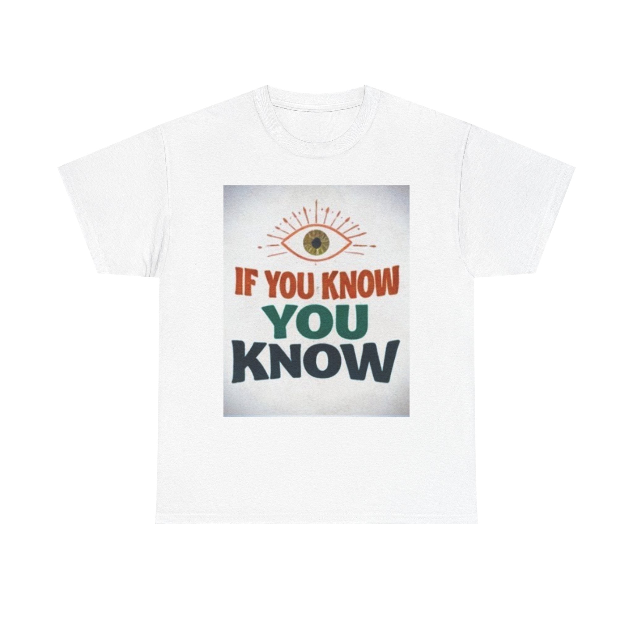 T-shirt rétro "If You Know You Know" | T-shirt graphique vintage
