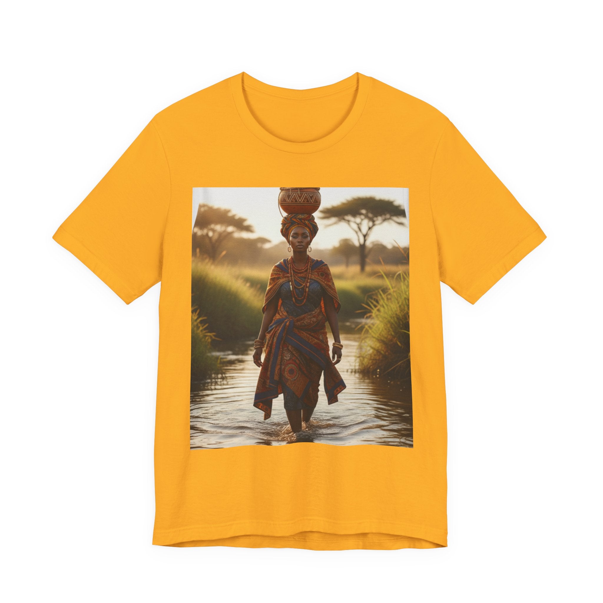 Ethnic Sunset Portrait T-Shirt | Sunset Silhouette Tee