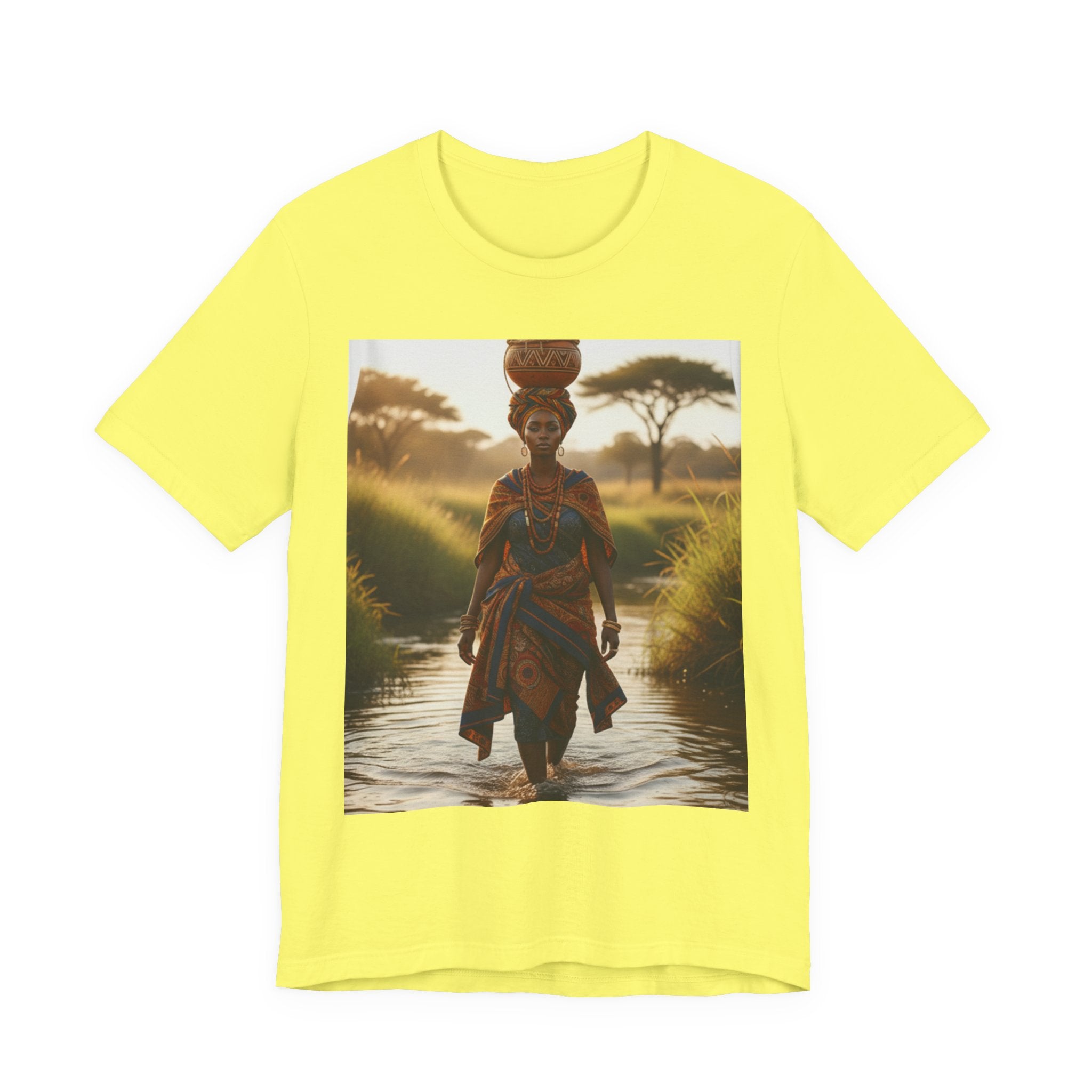 Ethnic Sunset Portrait T-Shirt | Sunset Silhouette Tee