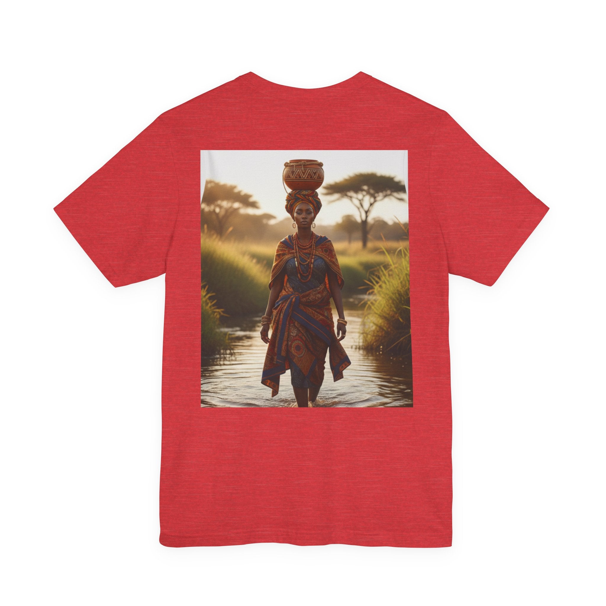 Ethnic Sunset Portrait T-Shirt | Sunset Silhouette Tee