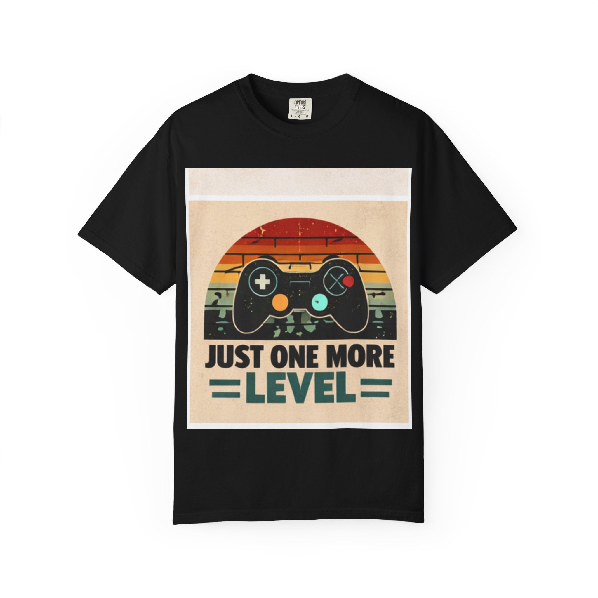 Retro Video Game Controller Just One More Level T-Shirt | Gamer Tee