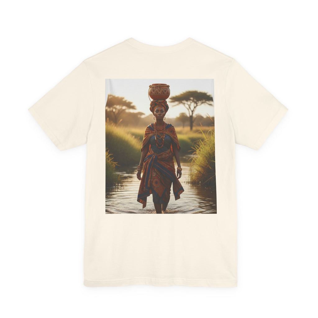 Ethnic Sunset Portrait T-Shirt | Sunset Silhouette Tee