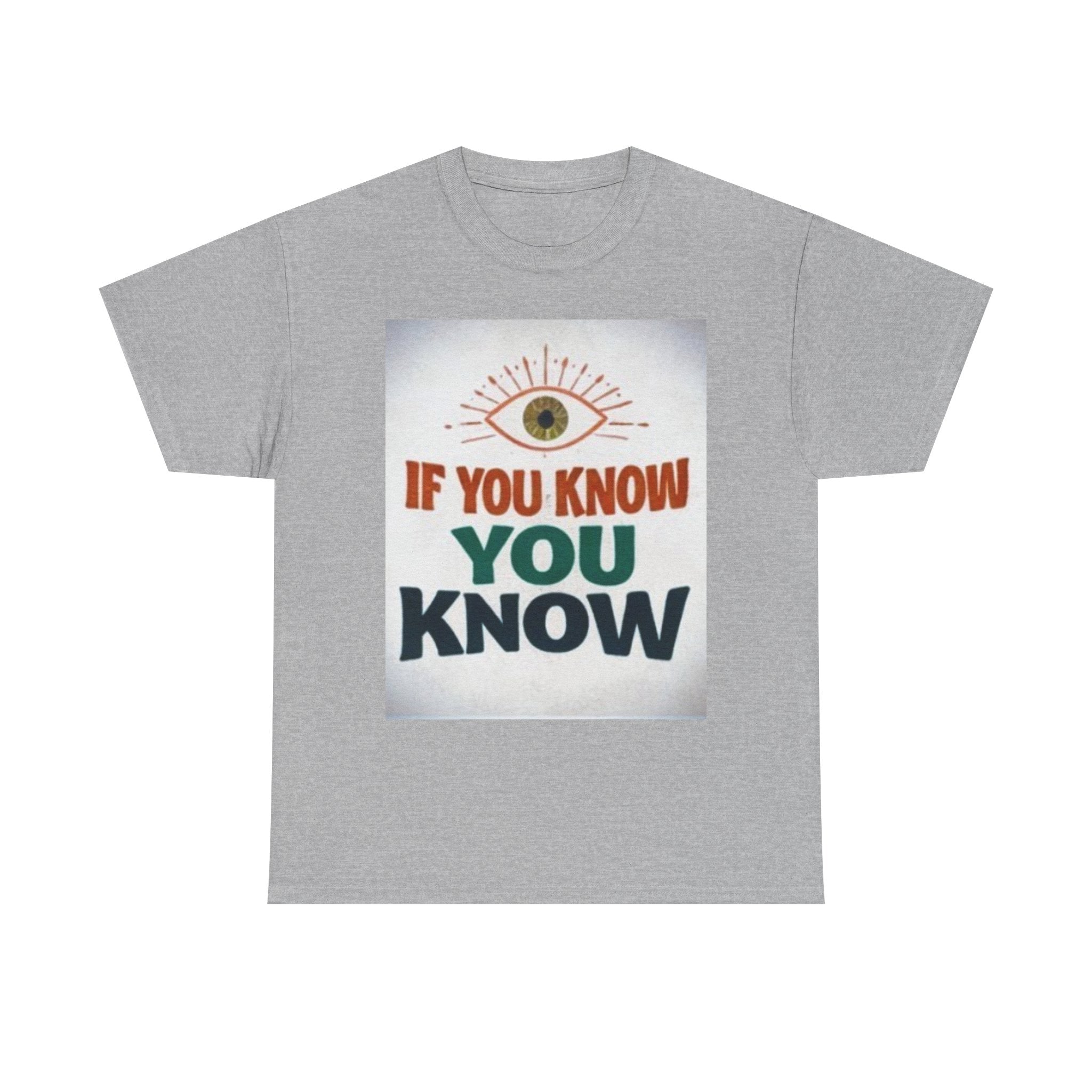 T-shirt rétro "If You Know You Know" | T-shirt graphique vintage