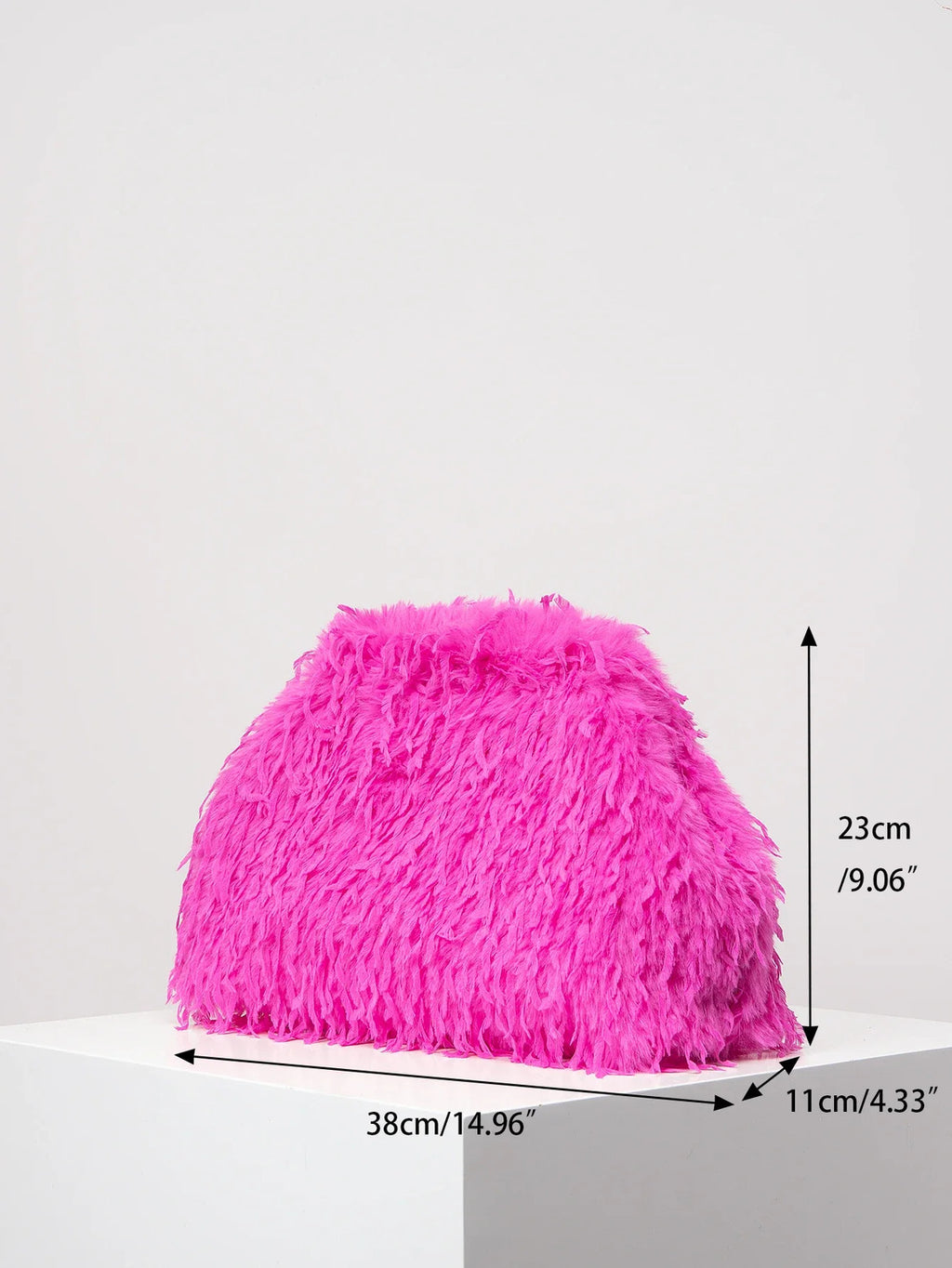 Fuzz Women's Prom Dresses Party Clucth Bag