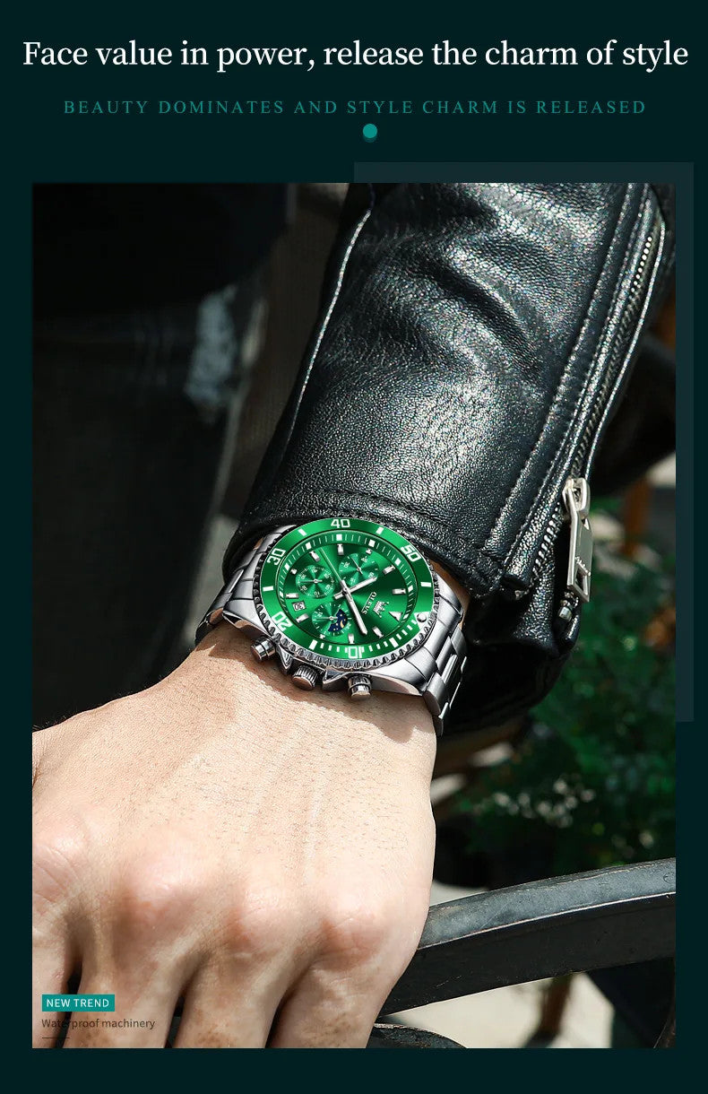 OLEVS Men's Watches Top Brand Luxury Watch for Men Original Waterproof
