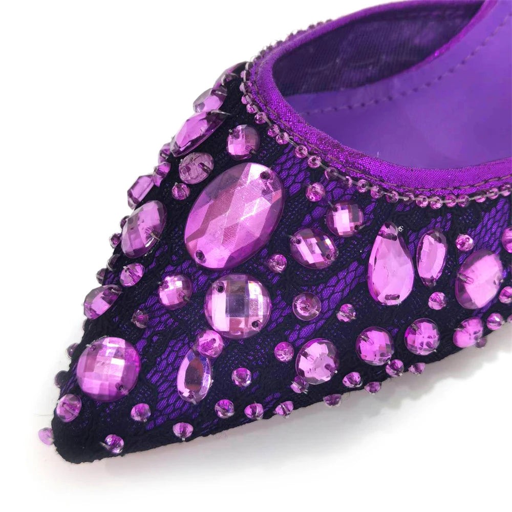 Italian Design Three-Dimensional Women's Bags And Ladies Heel Shoes