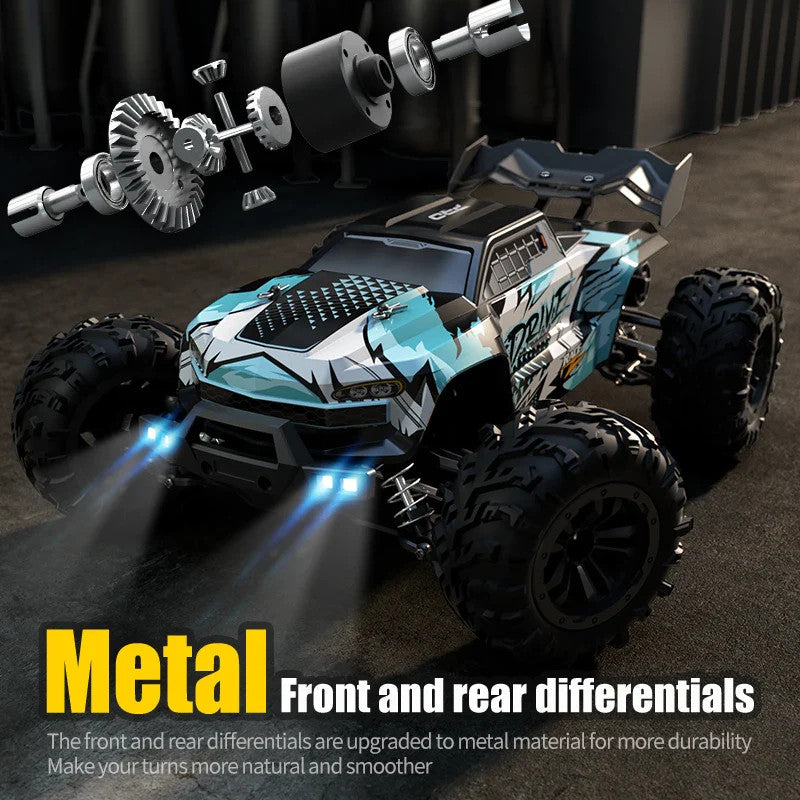1:16 70KM/H Or 50KM/H 4WD RC Car With LED Remote Control Cars High Speed Drift