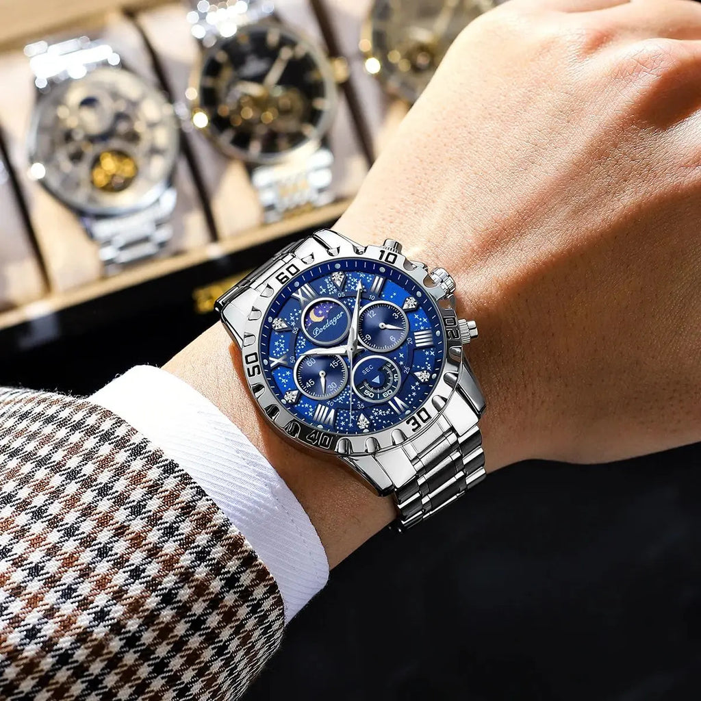 Luxury Watch for Man Quartz Sports Men Watch Waterproof Luminous Stainless