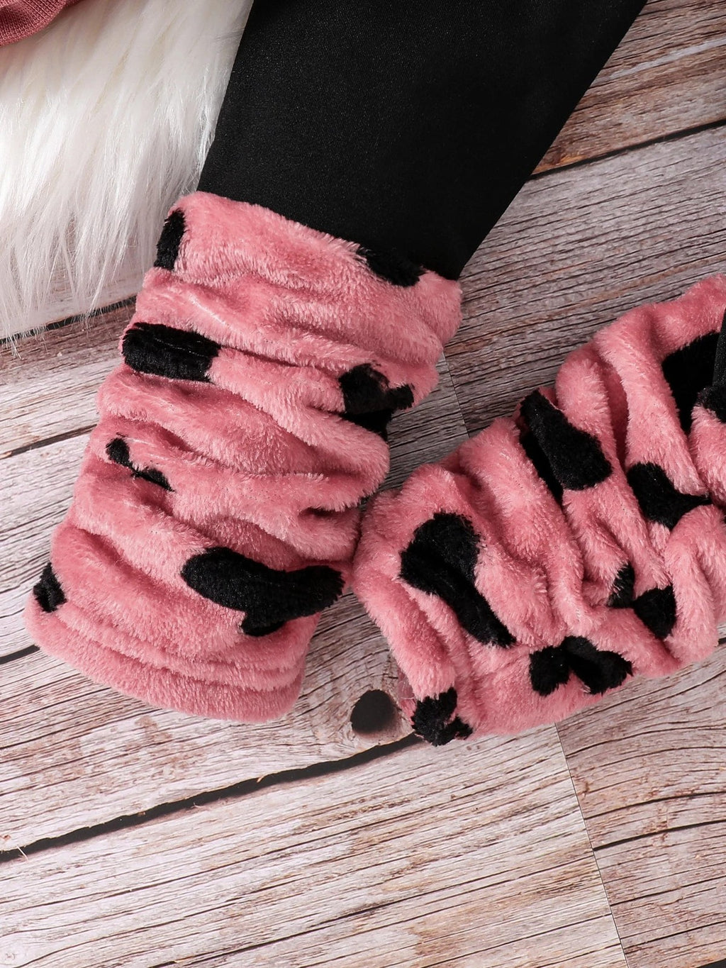 Spring and winter girls fashion home casual 2-piece micro stretch warm
