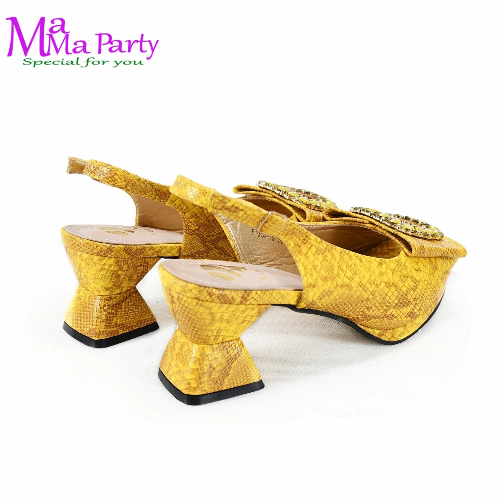 2025 Autumn New Design Specials Italian Women Shoes and Bag Set Comfortable Mid