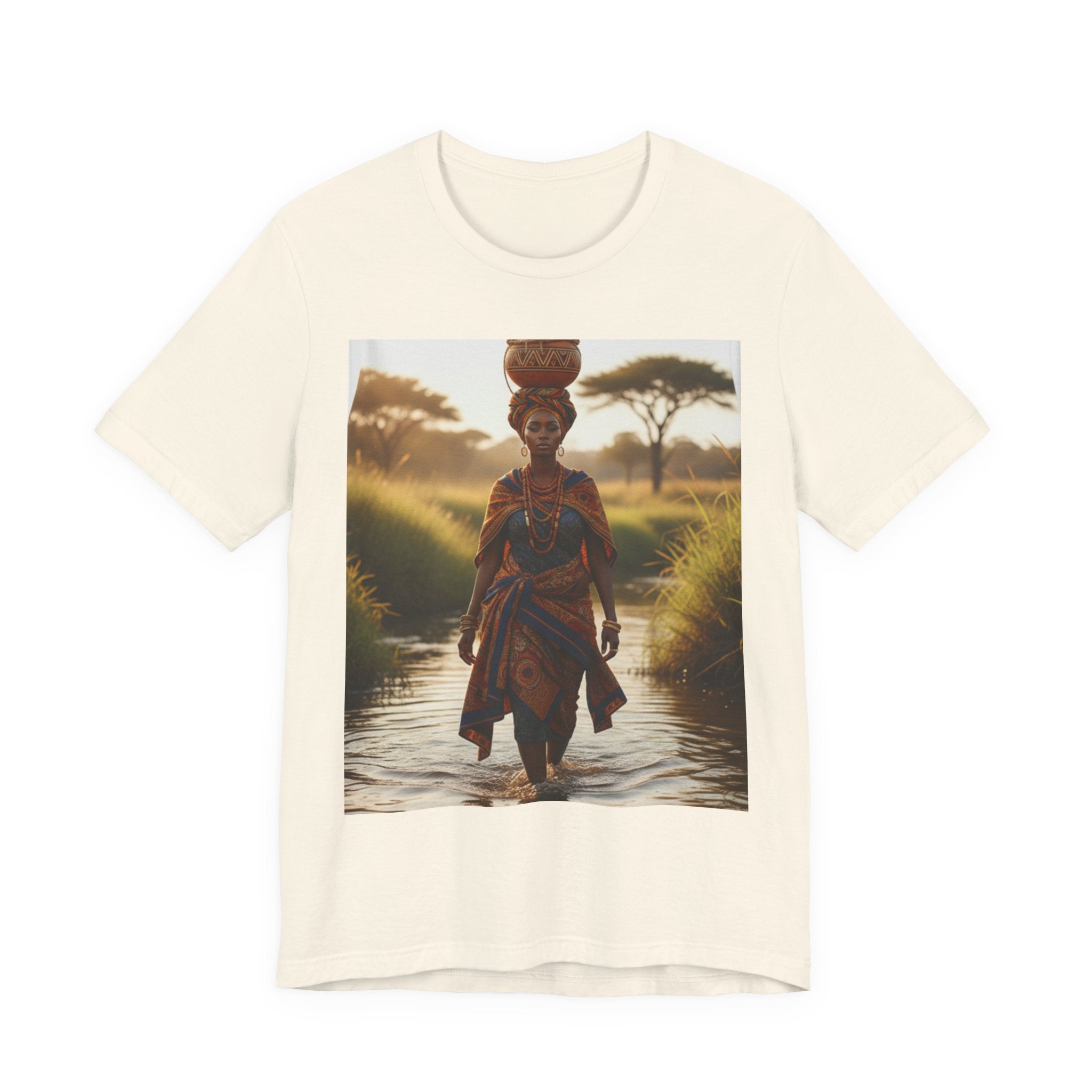 Ethnic Sunset Portrait T-Shirt | Sunset Silhouette Tee