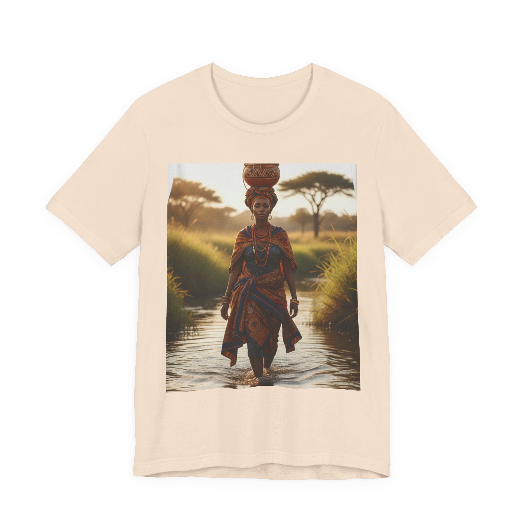 Ethnic Sunset Portrait T-Shirt | Sunset Silhouette Tee