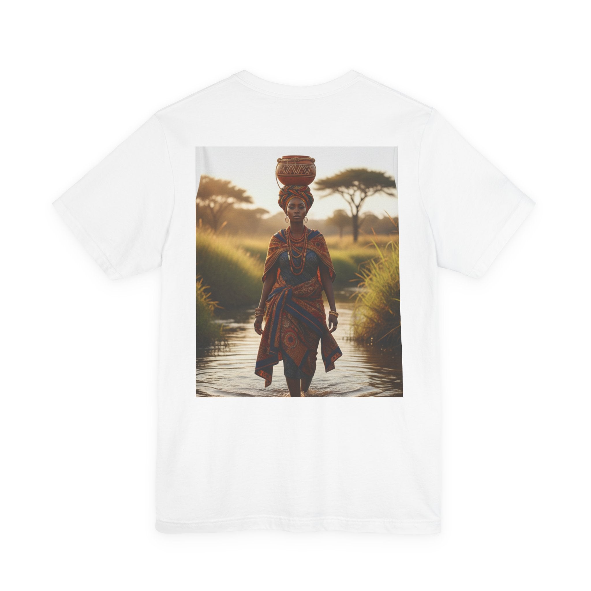 Ethnic Sunset Portrait T-Shirt | Sunset Silhouette Tee