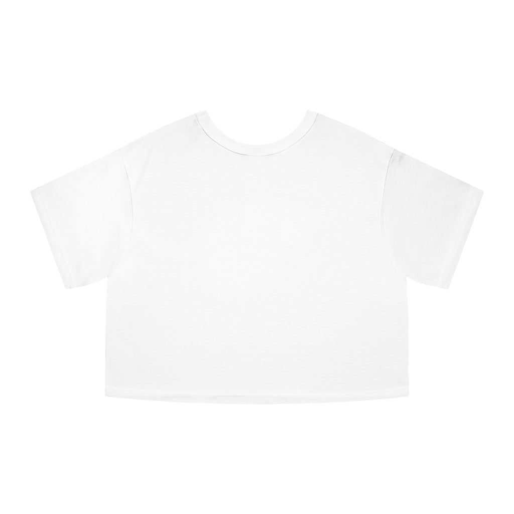 Good Vibes Only Retro Floral Cropped T-Shirt