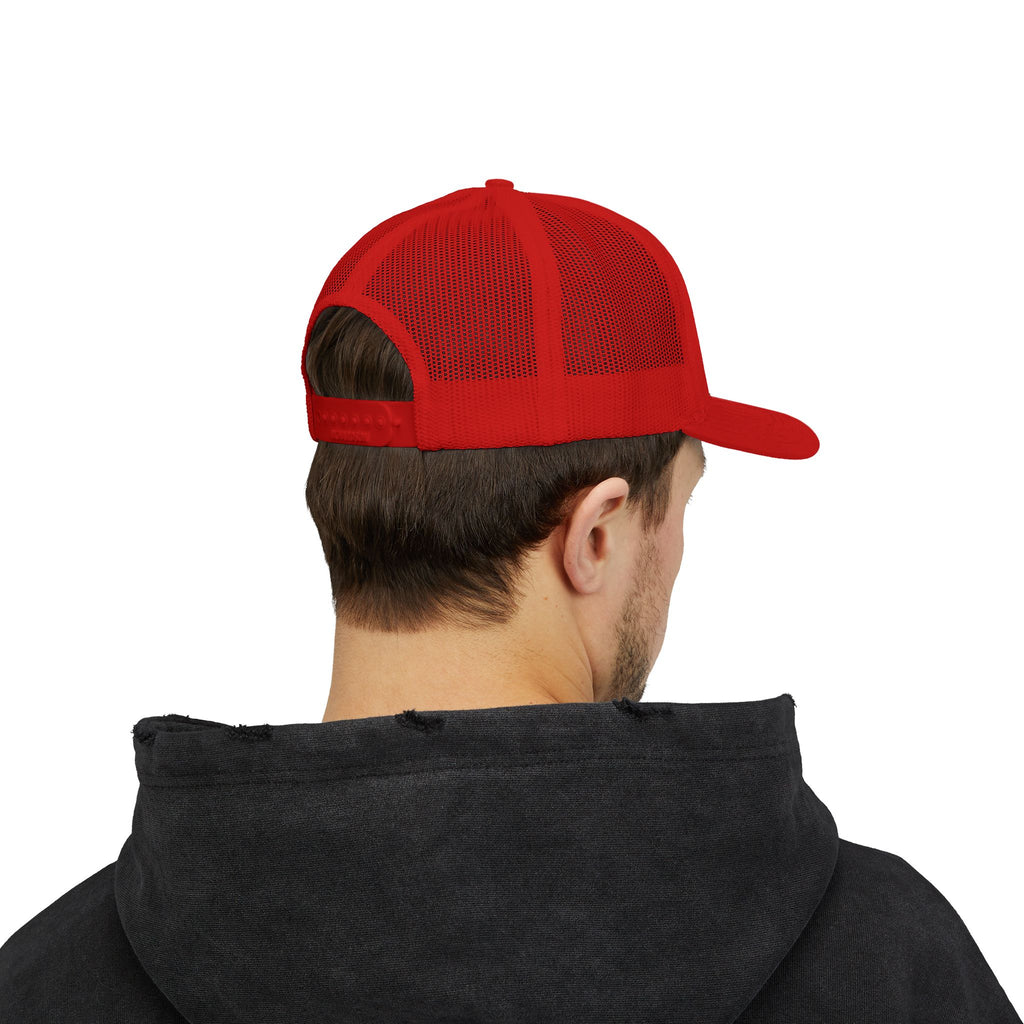 Finally Legal Snapback Trucker Cap | Rhinestone Script Mesh Back Hat
