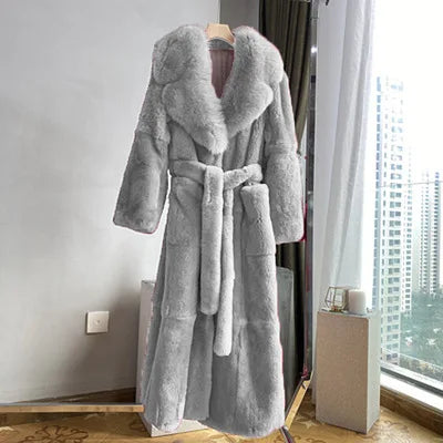 Women's Winter Jackets Faux Fur Coat Warm Thick Loose Plus Size Outerwear