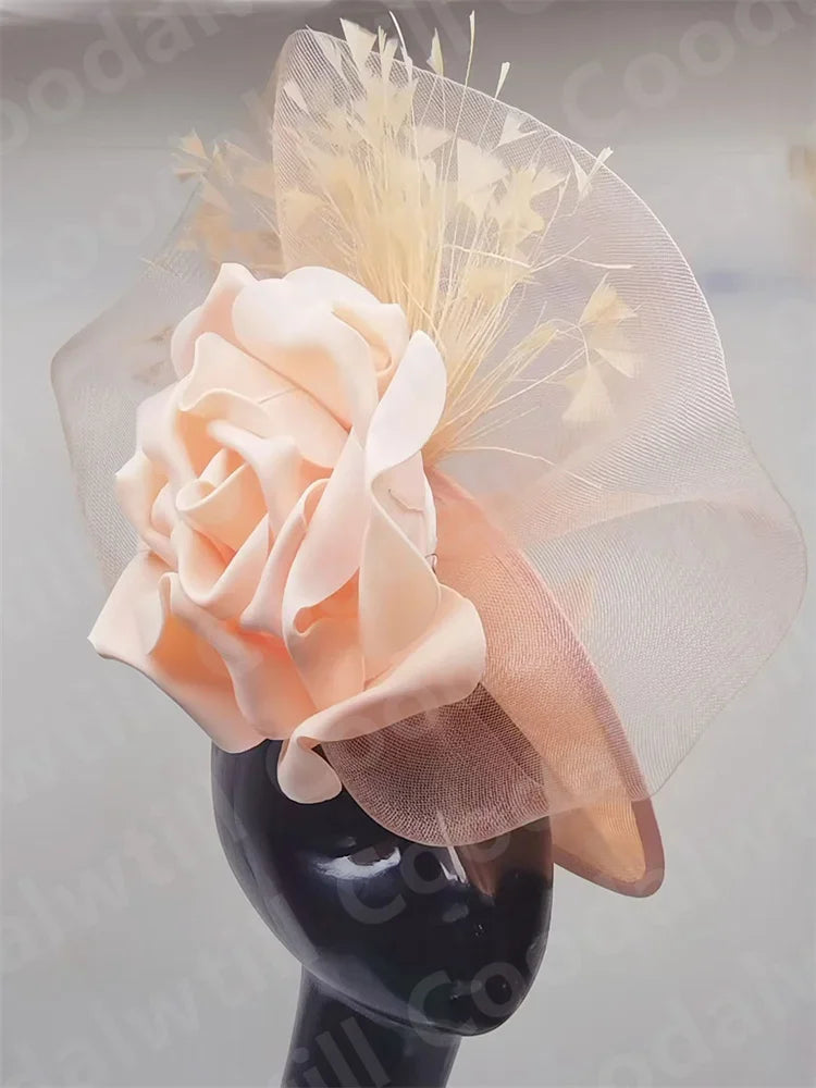 Women's Formal Tea Party Headpiece and Cocktail Church Chapeau Cap Headband Millinery