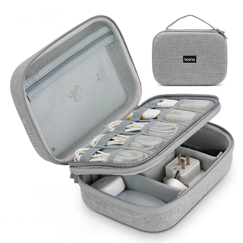 Sac de rangement HardDigital | Organiseur de voyage pour câbles, chargeurs et écouteurs | HotTrendyPicks