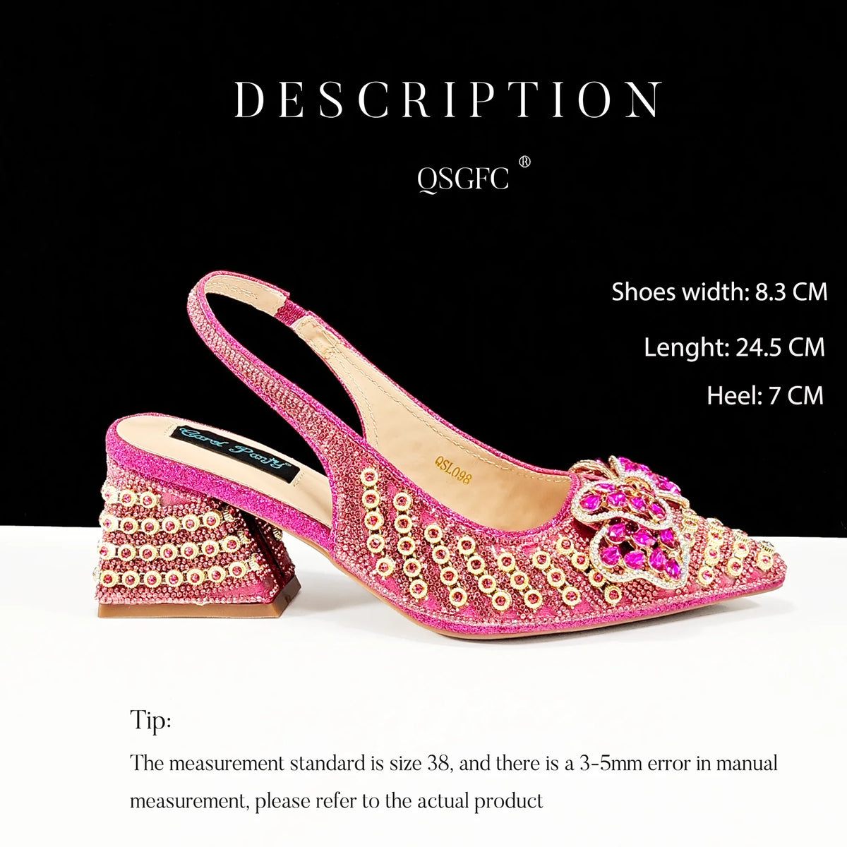 2026 New Arrival Italian-Inspired Champange Rhinestone Pointed Toe Women’s High Heels with Matching Handbag Set Elegant Wedding