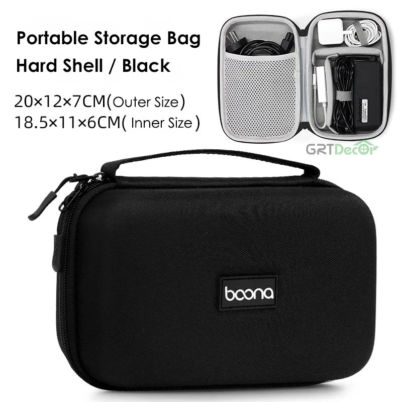 Sac de rangement HardDigital | Organiseur de voyage pour câbles, chargeurs et écouteurs | HotTrendyPicks