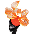 2025 New Fascinators Hat Beige Bowknot Light Blue Cocktail Fedoras Derby Accessory Headbands Lady Chuch Headpiece Headwear