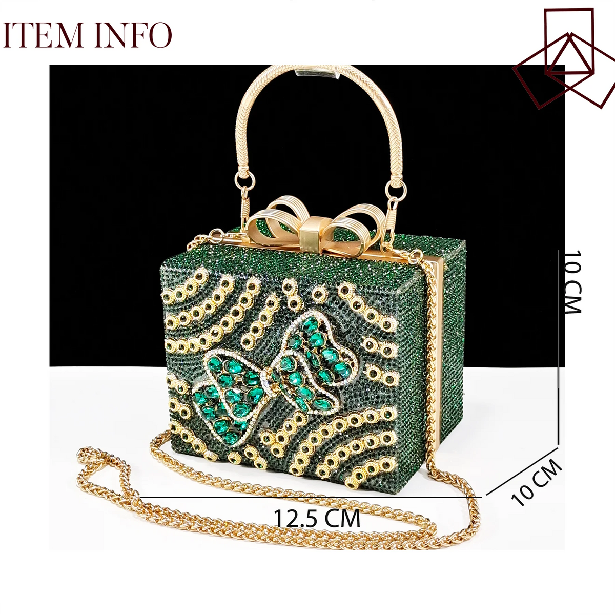2026 New Arrival Italian-Inspired Champange Rhinestone Pointed Toe Women’s High Heels with Matching Handbag Set Elegant Wedding