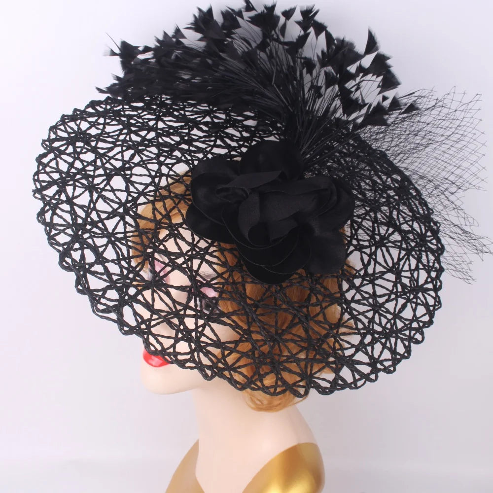 Serre-tête bibi floral – Chapeau pillbox de mariée et de cérémonie