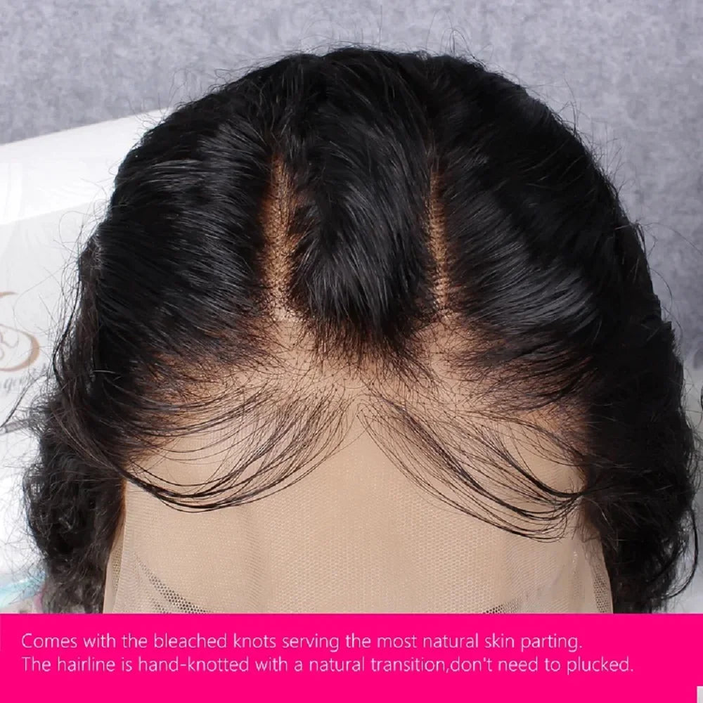Perruques Lace Front 360 Cheveux Humains Body Wave Perruques Cheveux Humains Full Lace Frontal Brutes Indiennes Sans Colle 38 Pouces Perruque Lace Front HD