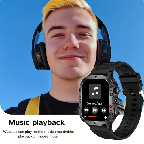 Bluetooth Smartwatch with Calling, Heart Rate, Sleep & GPS Tracking – 1.81" AMOLED | ECG | 3ATM Waterproof | Men & Women | 8 Strap Options