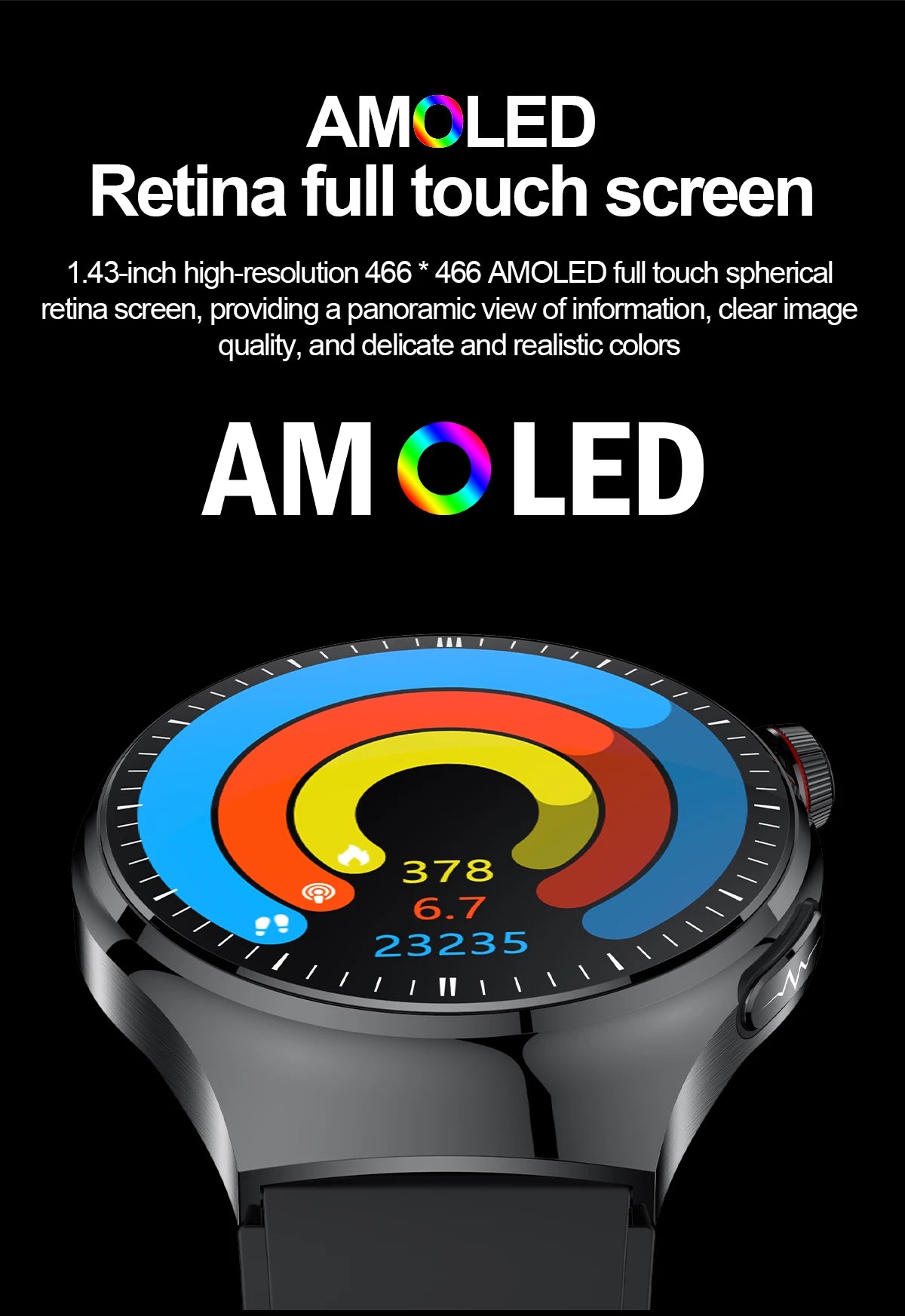 Nursing Grade Health Smartwatch | ECG+PPG Blood Lipid Uric Acid Body Temp