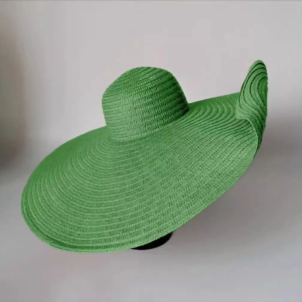 Oversized Beach Straw Hats for Women Floppy Extra Large Sun Visor Hat Wide Brim Summer Roll Up Big Beach Hat Women Foldable