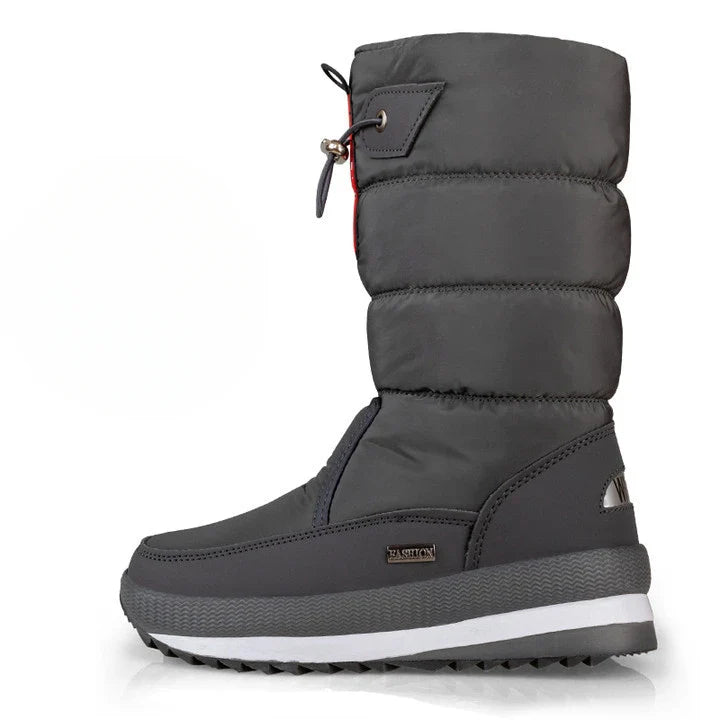 Winter women's Warm Plush Mid-calf Waterproof Snow Boot