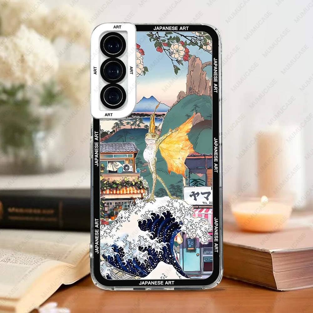 Samsung Galaxy Phone Case – Japanese Art Print TPU Cover