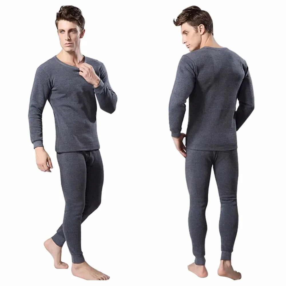 Men's Thermal Underwear Set | Thick Winter Long Johns Tops & Pants | HotTrendyPicks