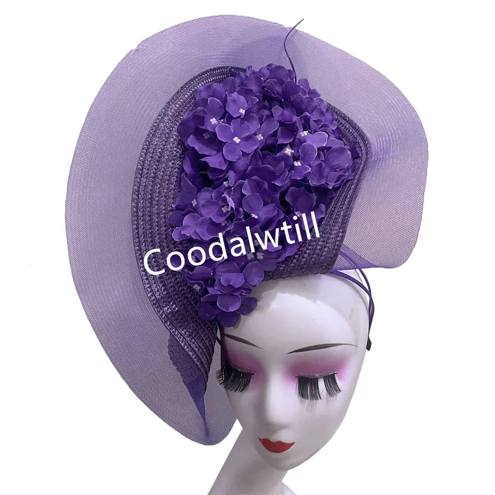 Flower Pillbox Fascinator Hat | Elegant Wedding & Derby Headpiece