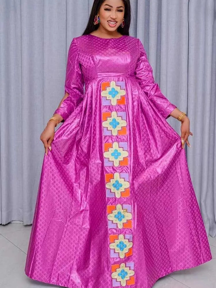 Robes longues traditionnelles de mariage Bazin Riche pour femmes Robes de soirée sexy Boubou Haut