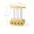Grids Food Grains Storage Box Tank Sealed Moisture Proof Rice Buckets Wall Mounted Kitchen Bulk Classified Container