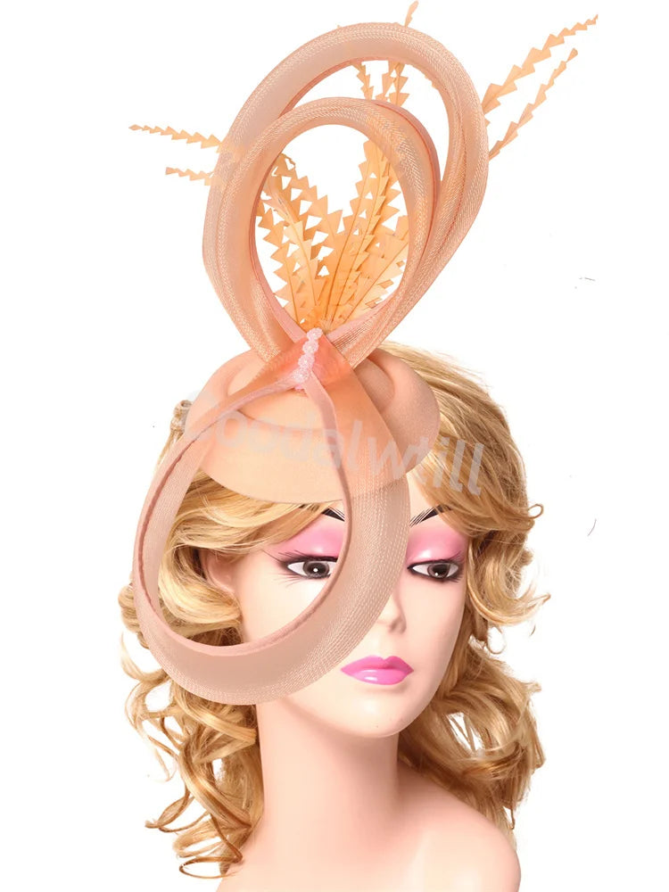 Pillbox Cap Fascinator with Veil | Elegant Church, Cocktail & Bridal Hat