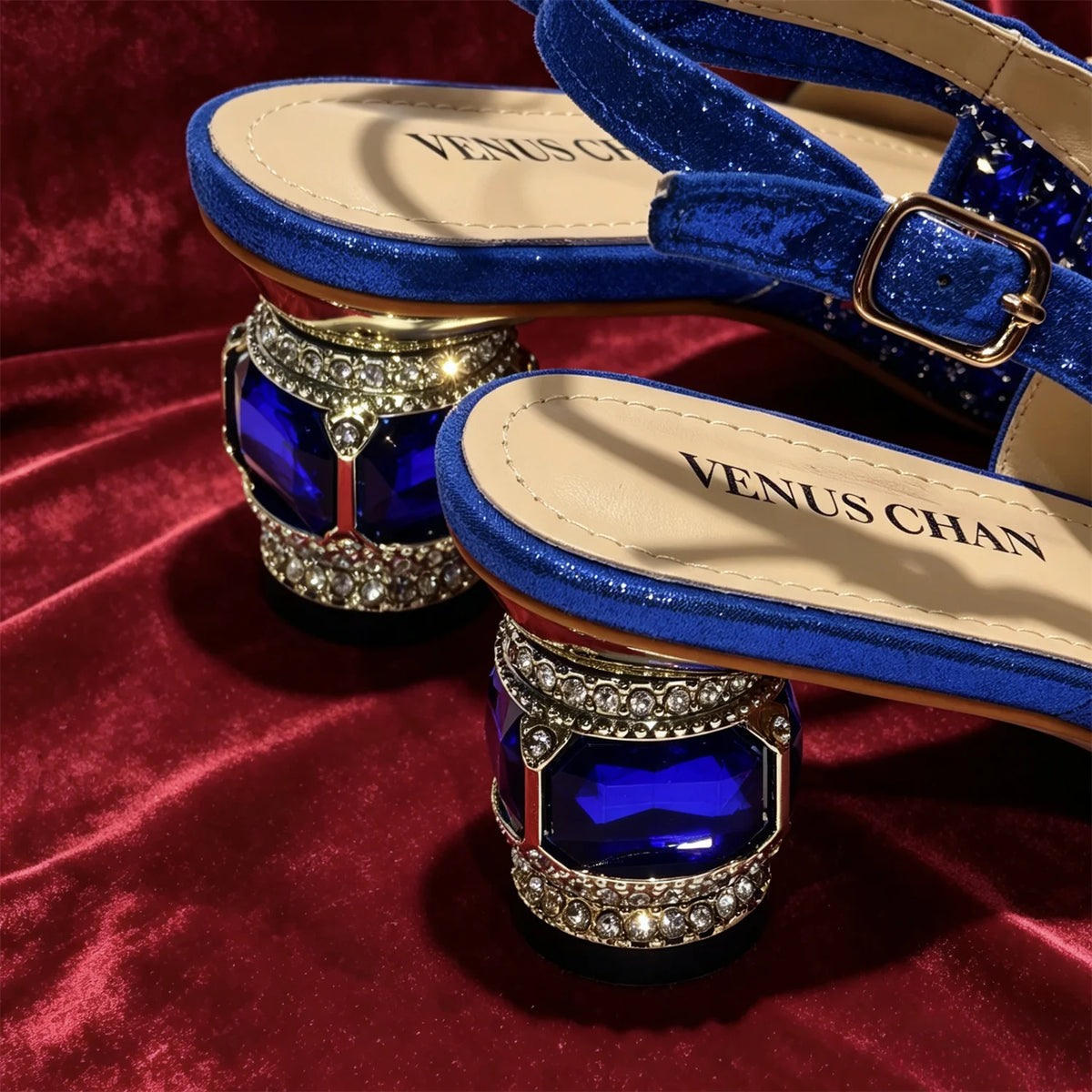 Sky Gold Elegant Nigerian Rhinestone Wedding Shoe and Bag Set Italian Inspired High Heels and Matching Handbag