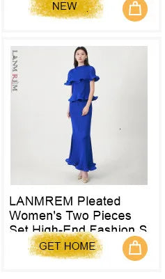 LANMREM Big Size Chic Women's Pleated Two Pieces Set Casual Loose Pleated Floral Drawstring Long Top And Wide Leg Pants 2DB5506