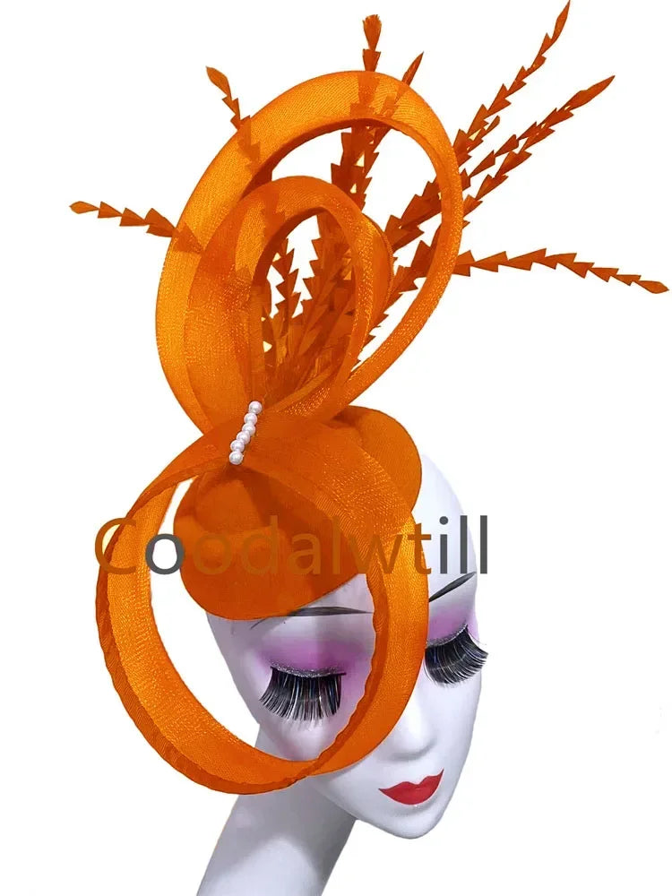 Vintage Feather Pillbox Fascinator | Elegant Occasion Headpiece