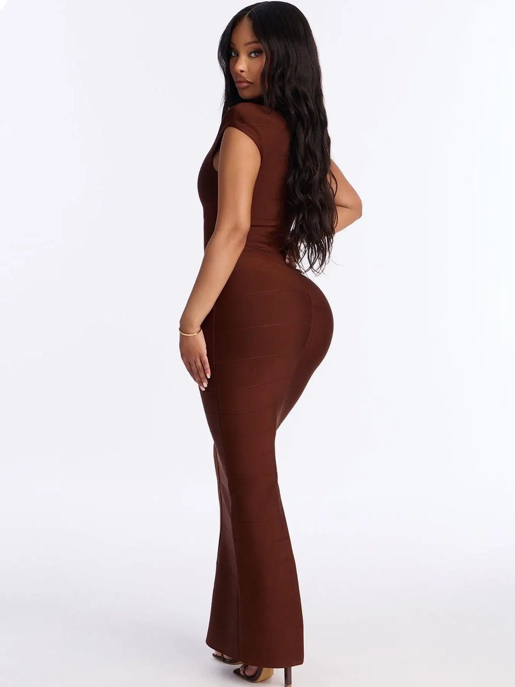 SUMMER NEW WOMEN'S SOLID‑COLOR KNIT DRESS, STAND COLLAR FITTED BANDAGE DESIGN, SEXY Y2K COCKTAIL PARTY LIGHT‑LUXURY DRESS