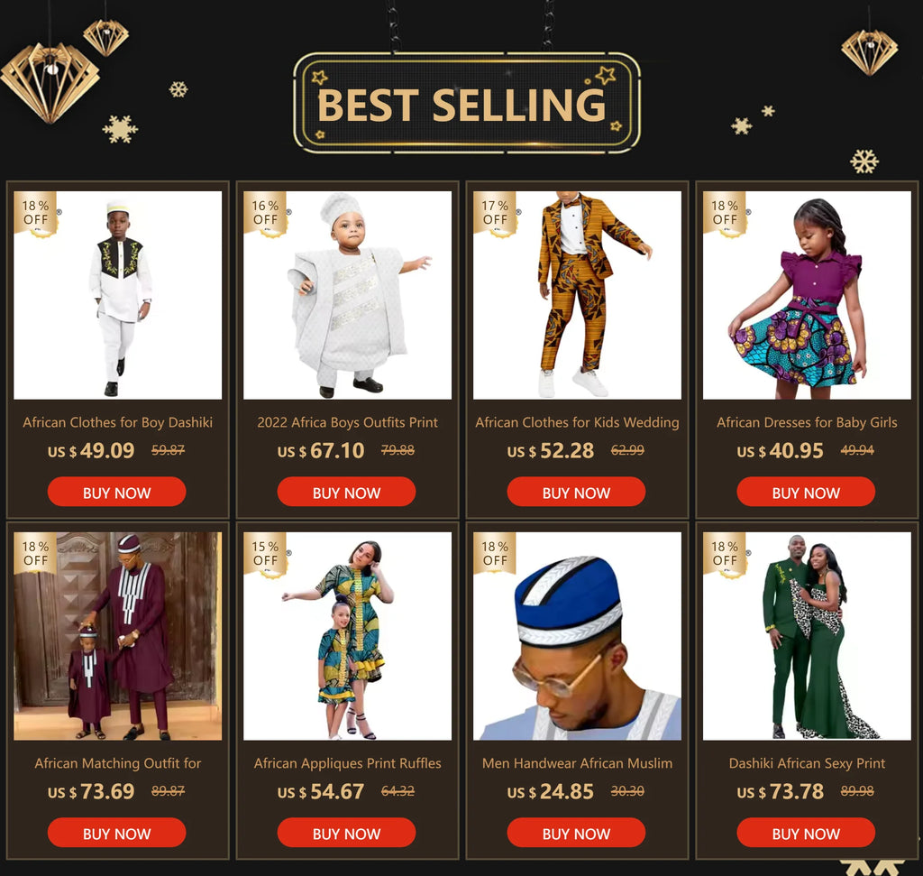Tenue assortie africaine pour la famille en Bazin Riche, ensembles musulmans, vêtements Dashiki père et fils, robe Agbada, chemise et pantalon, chapeau Y23F001