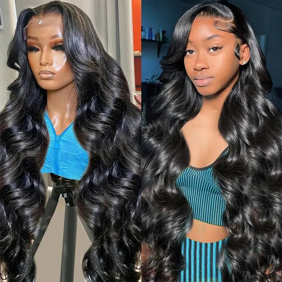40 Inch Loose Deep Wave Brazilian Human Hair Wig 13x6 HD Lace Frontal 13x4 Lace Wig Frontal for Women with Swiss Lace Average Cap Size