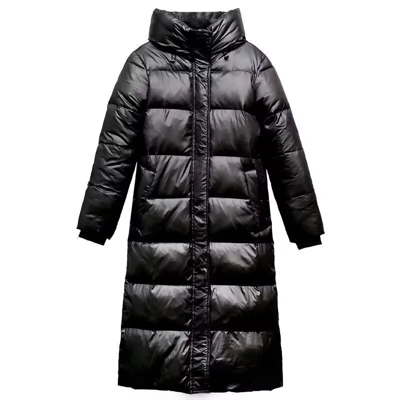 Women's Big Fur Waterproof Winter Hooded Jacket